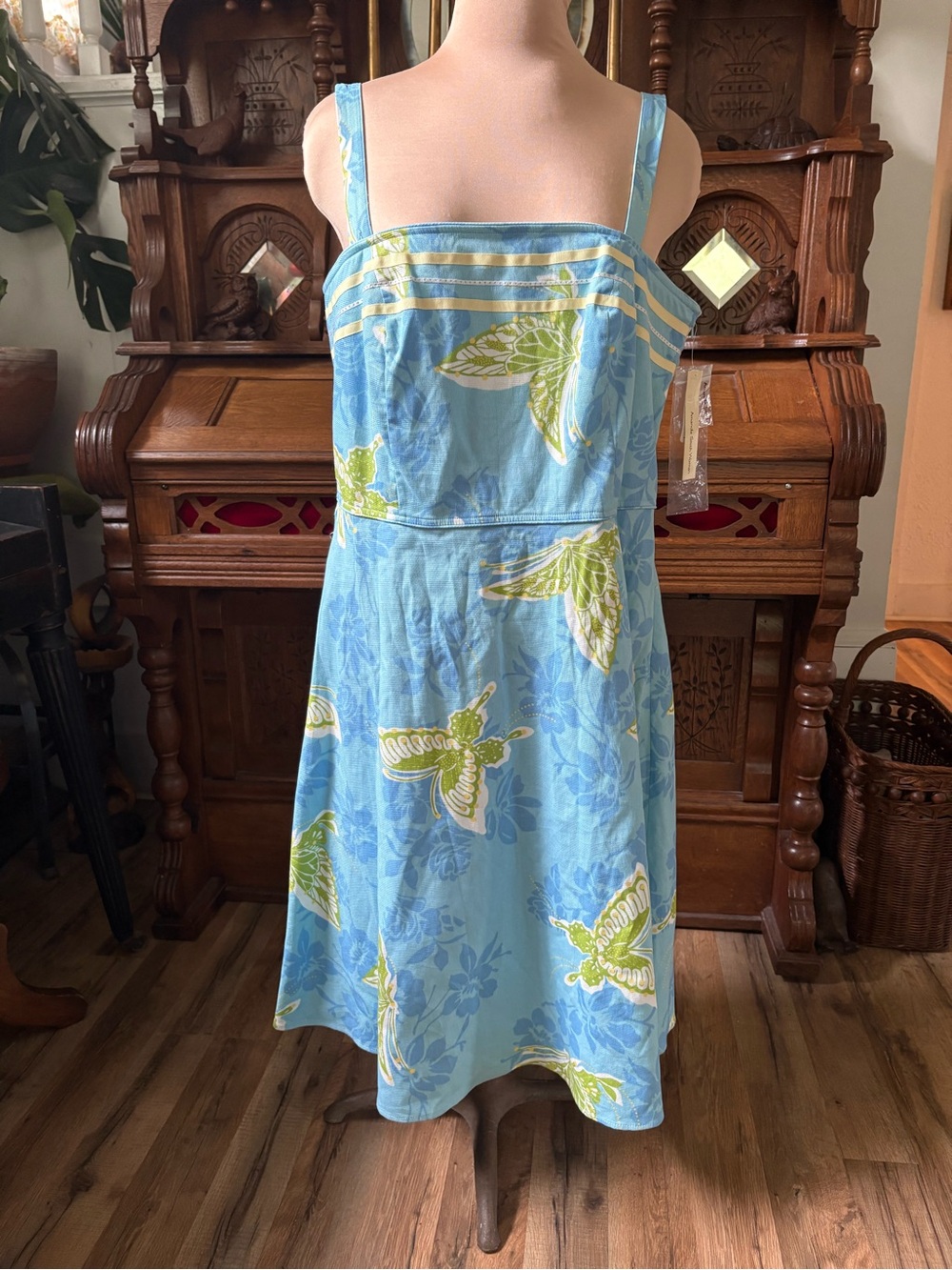 Y2K butterfly fairy midi dress NWT